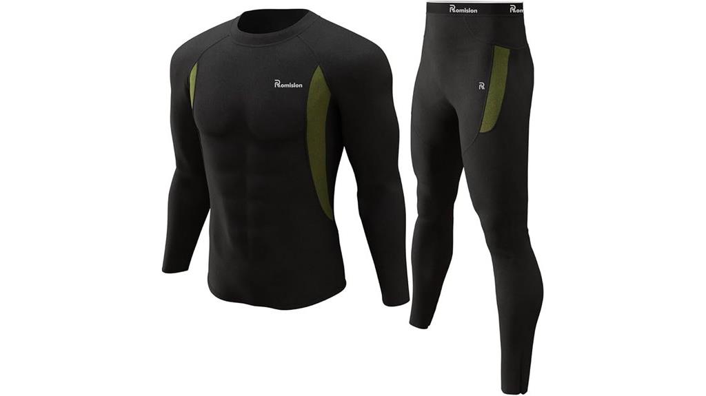 men s thermal fleece base layer