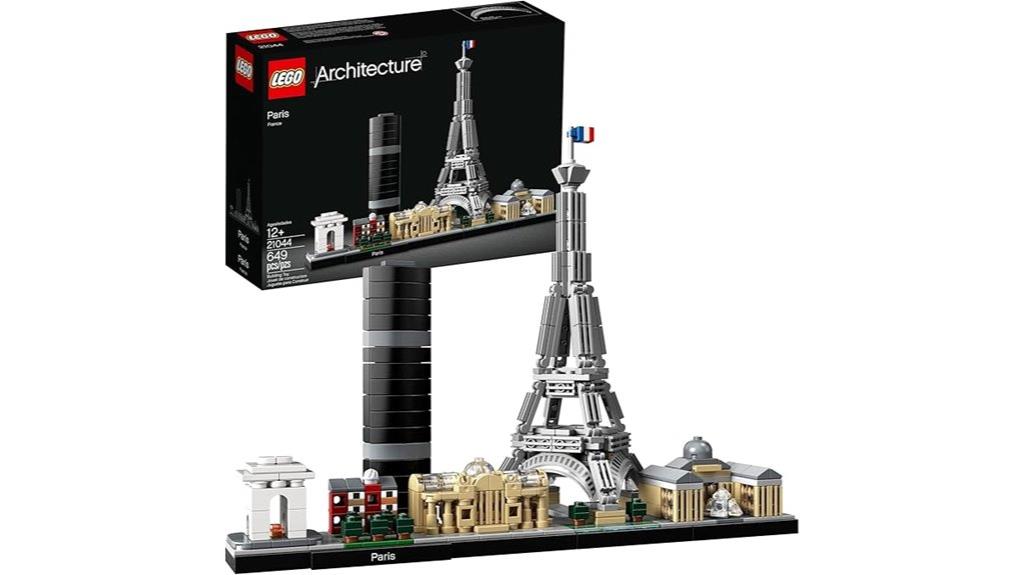 paris skyline building set