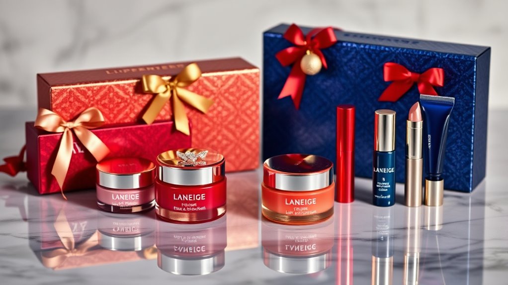 selecting lip mask sets