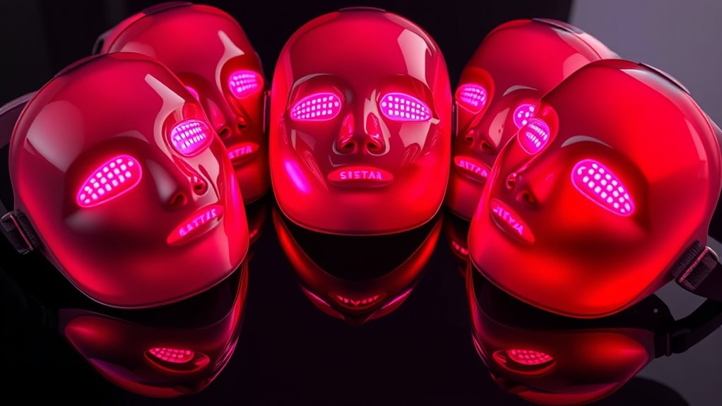 top red light masks