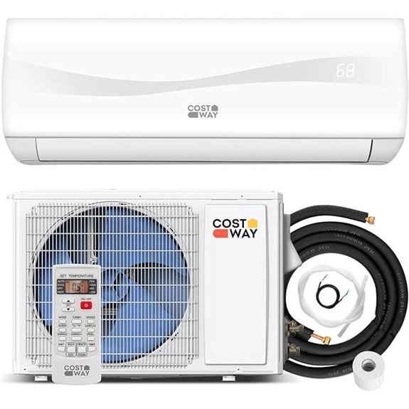 Costway 12000BTU Ductless Mini Split AC & Heater
