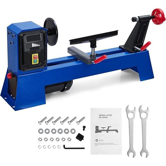 Wood Lathe 14 x 20 with 4-Speed 400W