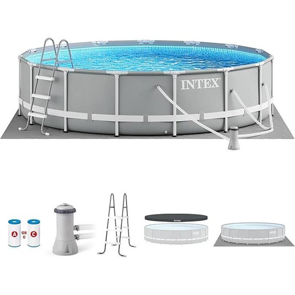 Intex 15ft Above Ground Pool Set with Accessories