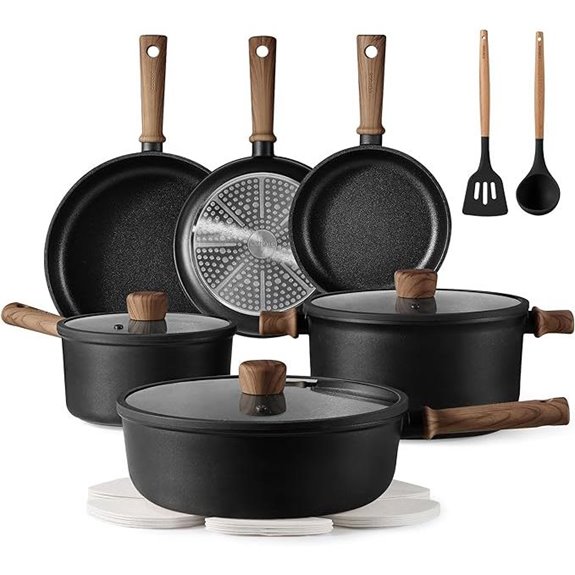 CAROTE 16-Piece Nonstick Cookware Set