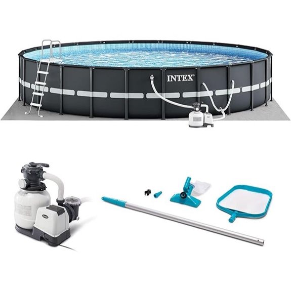 Intex 18ft Above Ground Pool Set with Pump