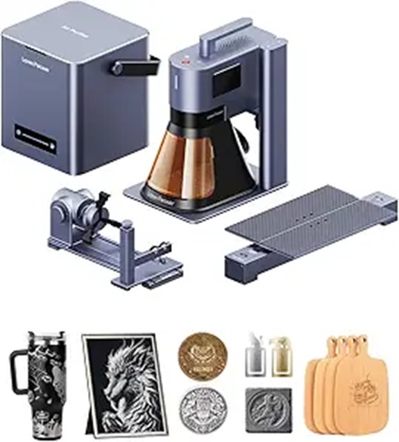 LaserPecker LP5 20W Dual-Laser Engraver & Cutter Bundle