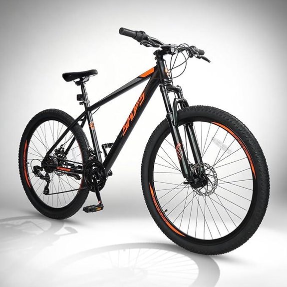 Convend Mountain Bike 24-27.5 Inch 21-Speed Disc Brakes