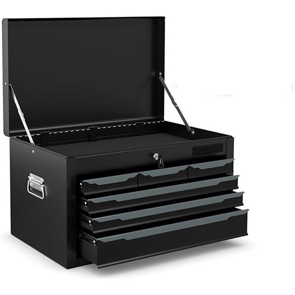 Goplus 24” Steel Tool Chest with Drawers