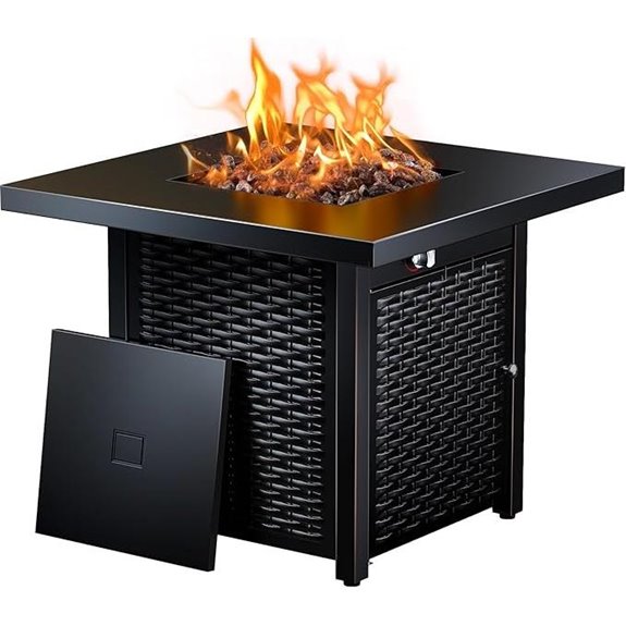 Ciays 28-Inch CSA-Listed Gas Fire Pit Table