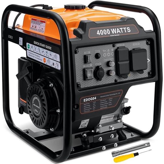 4000W Gas-Powered Portable Inverter Generator