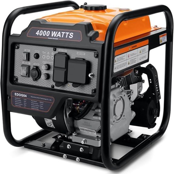 Power Equipment 4000W Inverter Generator Portable RV-Ready