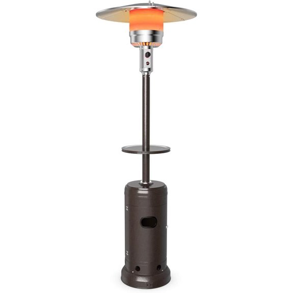 Tangkula 48,000 BTU Propane Patio Heater with Wheels