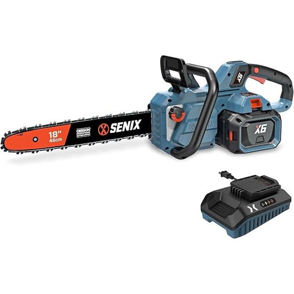SENIX 60V 18 Cordless Electric Chainsaw with Battery