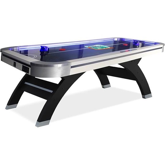 Freetime Fun 7ft Light-Up Air Hockey Table