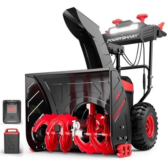 PowerSmart 80V 24in. Cordless Snow Blower (HB2805A)