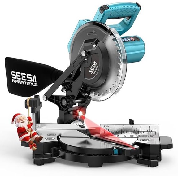 SEESII 8-inch Laser Miter Saw for Woodworking