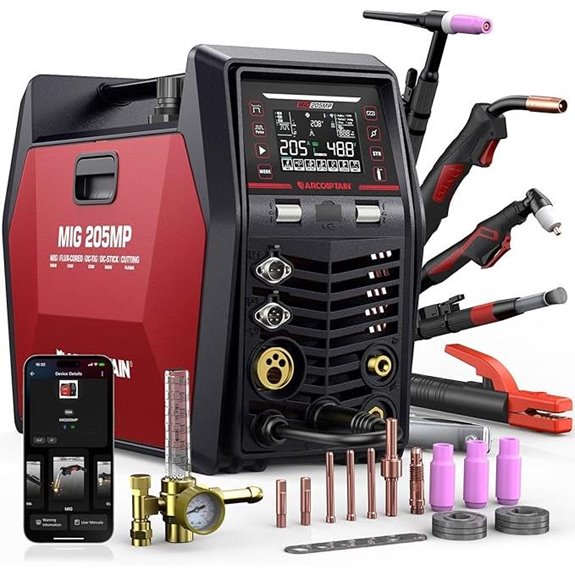 ARCCAPTAIN MIG205MP 9-in-1 Multi-Process Welder