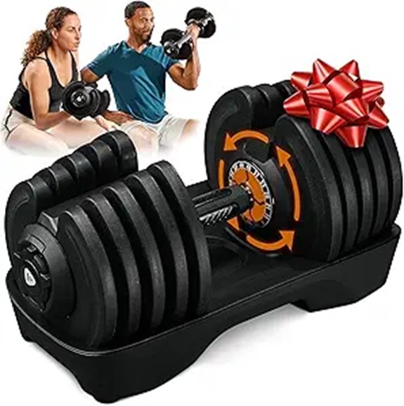 Lifepro Adjustable Dumbbells for Home Gym Fitness