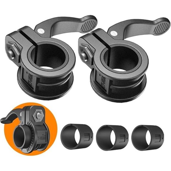 Mini Barbell Clips Adjustable Locking 1 Inch Pair