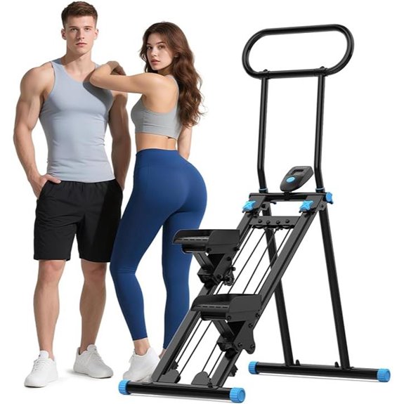 HXD-ERGO Adjustable Resistance Stair Stepper for Full Body