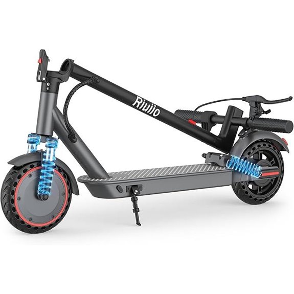 Electric Scooter for Adults with Dual Suspension