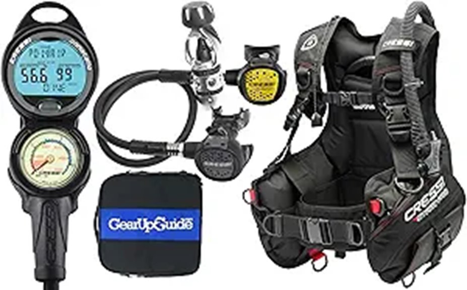 Cressi Start Diving Gear Set with Computer and Regulator