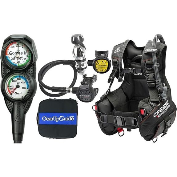 CRESSI Start Scuba Gear Package with Regulator Set