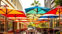 best commercial patio umbrellas