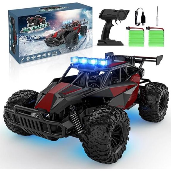 BLUEJAY 1:12 RC Monster Truck with LED Lights