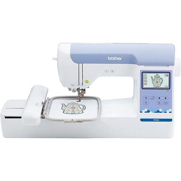 Brother PE900 Embroidery Machine with WLAN White