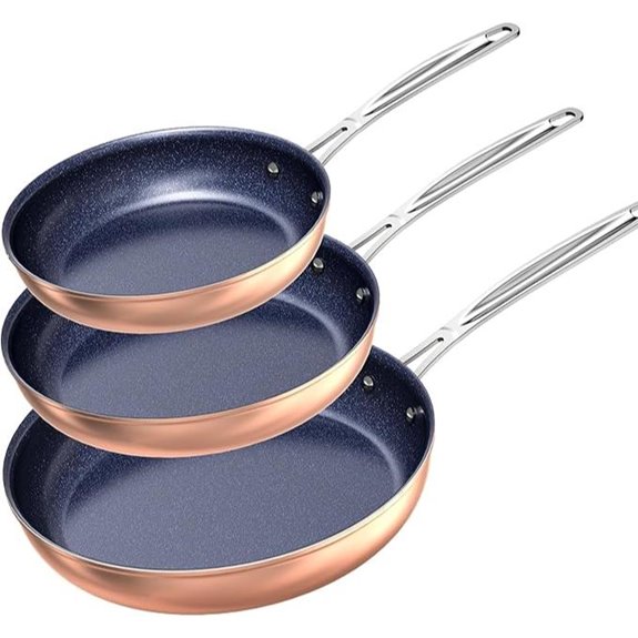 Nuwave 3-Piece Ceramic Fry Pan Set