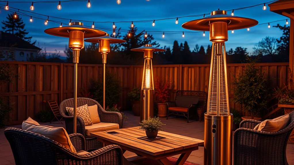 choosing safe efficient patio heaters