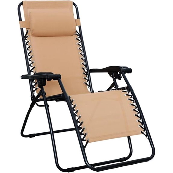 Amazon Basics Zero Gravity Lounge Chair with Pillow