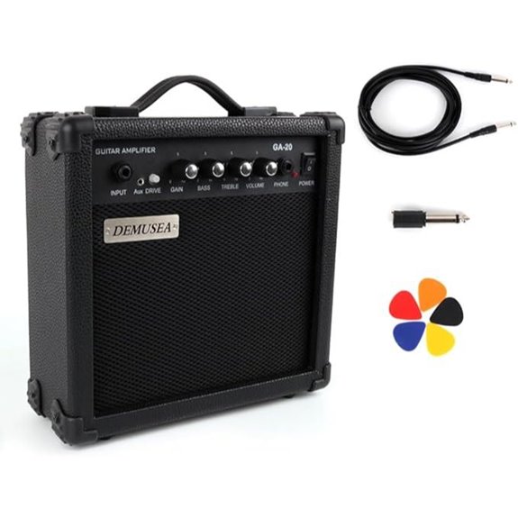 20W Portable Electric Guitar Amplifier with Accessories