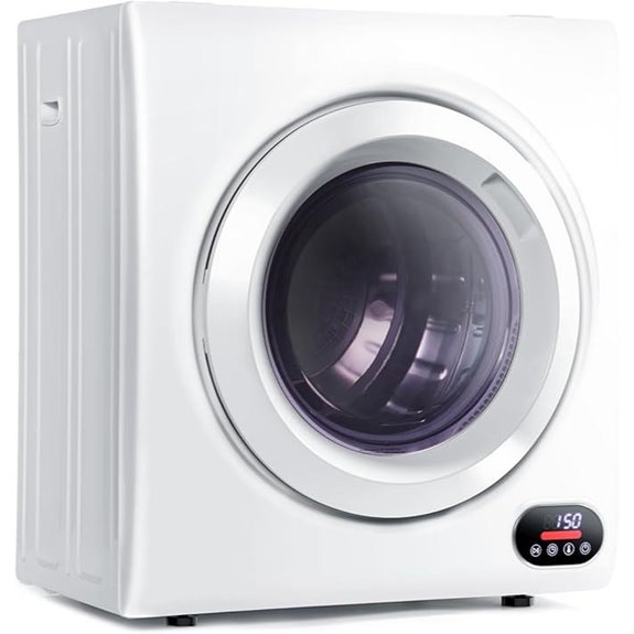 Euhomy Compact Laundry Dryer with LCD Control
