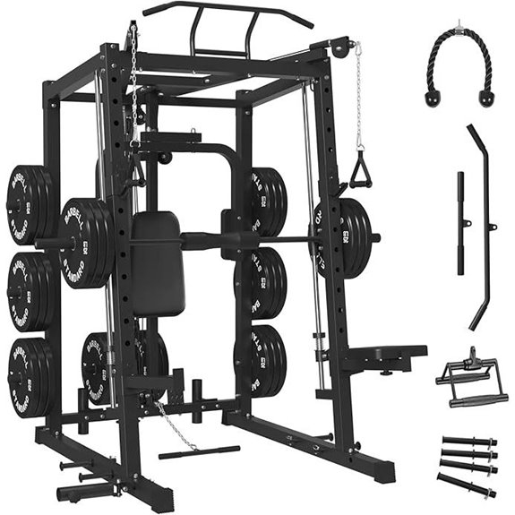 Mikolo All-in-One Smith Machine Home Gym System