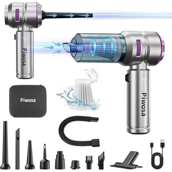 Wireless Handheld Vacuum Cleaner with LED Light