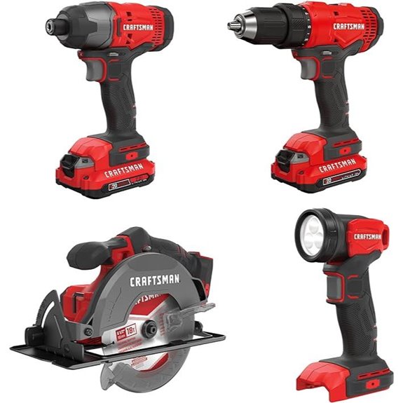 Craftsman V20 MAX Cordless Power Tool Set