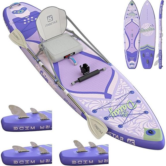 Daisy 11'6” × 35” Extra Wide Paddle Board Set