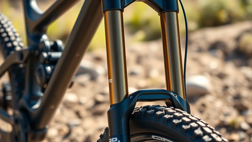 downhill bike suspension features