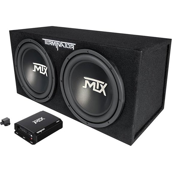MTX 12 1200W Dual Car Subwoofer with Amp
