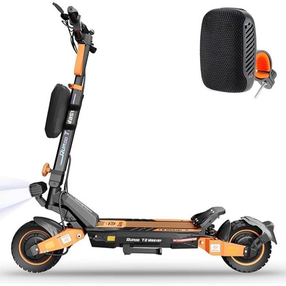 Dual Motor Offroad Electric Scooter with Foldable Design
