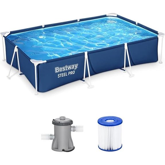 Bestway Steel Pro Rectangular Above Ground Pool Set