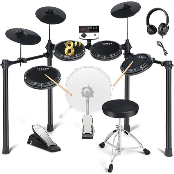 Fesley Electric Drum Set with Accessories