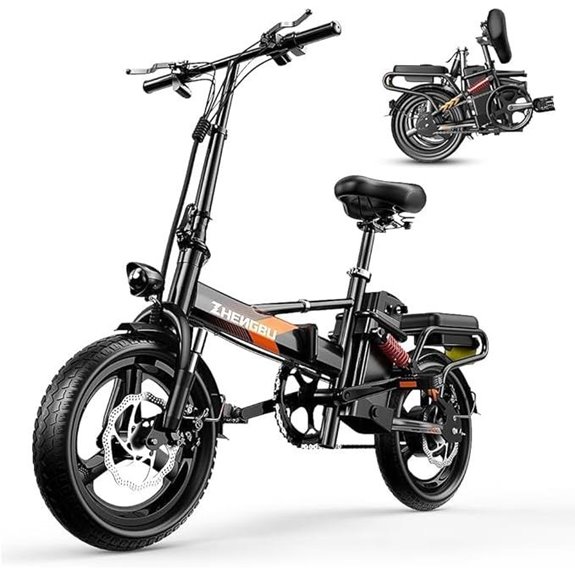 Foldable 400W Electric Bike with Removable Battery