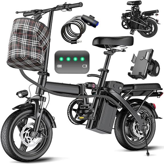 Folding Electric Bike for Adults with 560W Motor