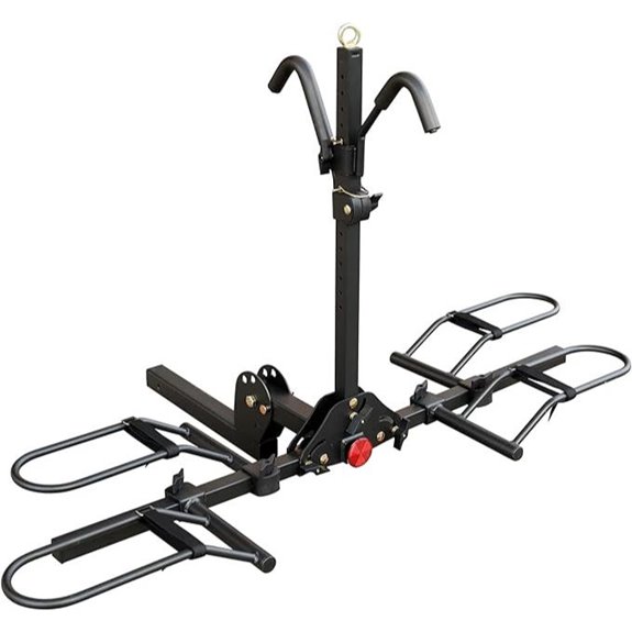 Young Bike Rack Hitch Mount for 2 Bikes Foldable