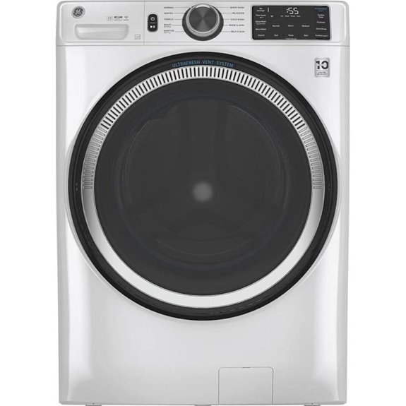 GE 28-Inch Smart Front Load Washer (GFW550SSNWW)