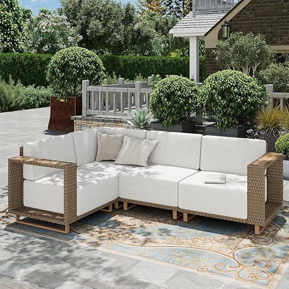 HERA'S HOUSE 4-Piece Outdoor Patio Furniture Set