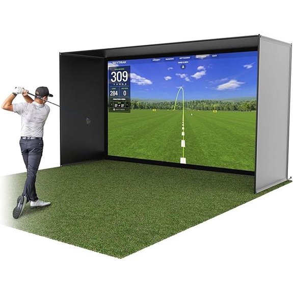 GoSports Golf Simulator Enclosure Nets Set with Frame
